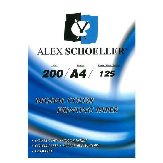 Alex Schoeller A4 Fotokopi Kağıdı 200 gr 125 Sayfa 1 Paket