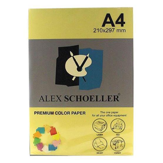Alex Schoeller A4 Renkli 80 gr Koyu Sarı 500lü Al Fotokopi Kağıdı