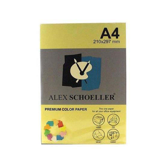 Alex Schoeller A4 Renkli 80 gr Koyu Sarı 500lü Al Fotokopi Kağıdı