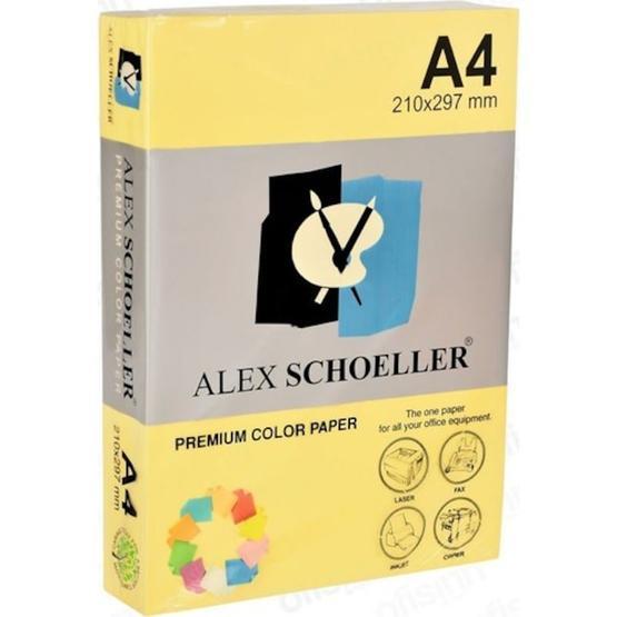 Alex Schoeller A4 Renkli 80 gr Koyu Sarı 500lü Al Fotokopi Kağıdı