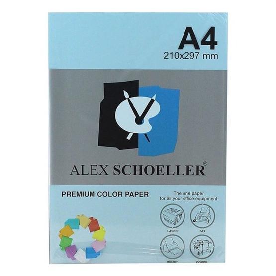 Alex Schoeller ALX-580 Mavi 500'lü Renkli Fotokopi Kağıdı Renkli Fotokopi Kağıdı Fiyatı