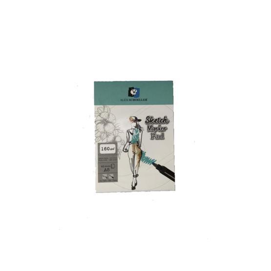 Alex Schoeller ALX:943 A5 160 Gr 40'lı Sketch Marker Pad