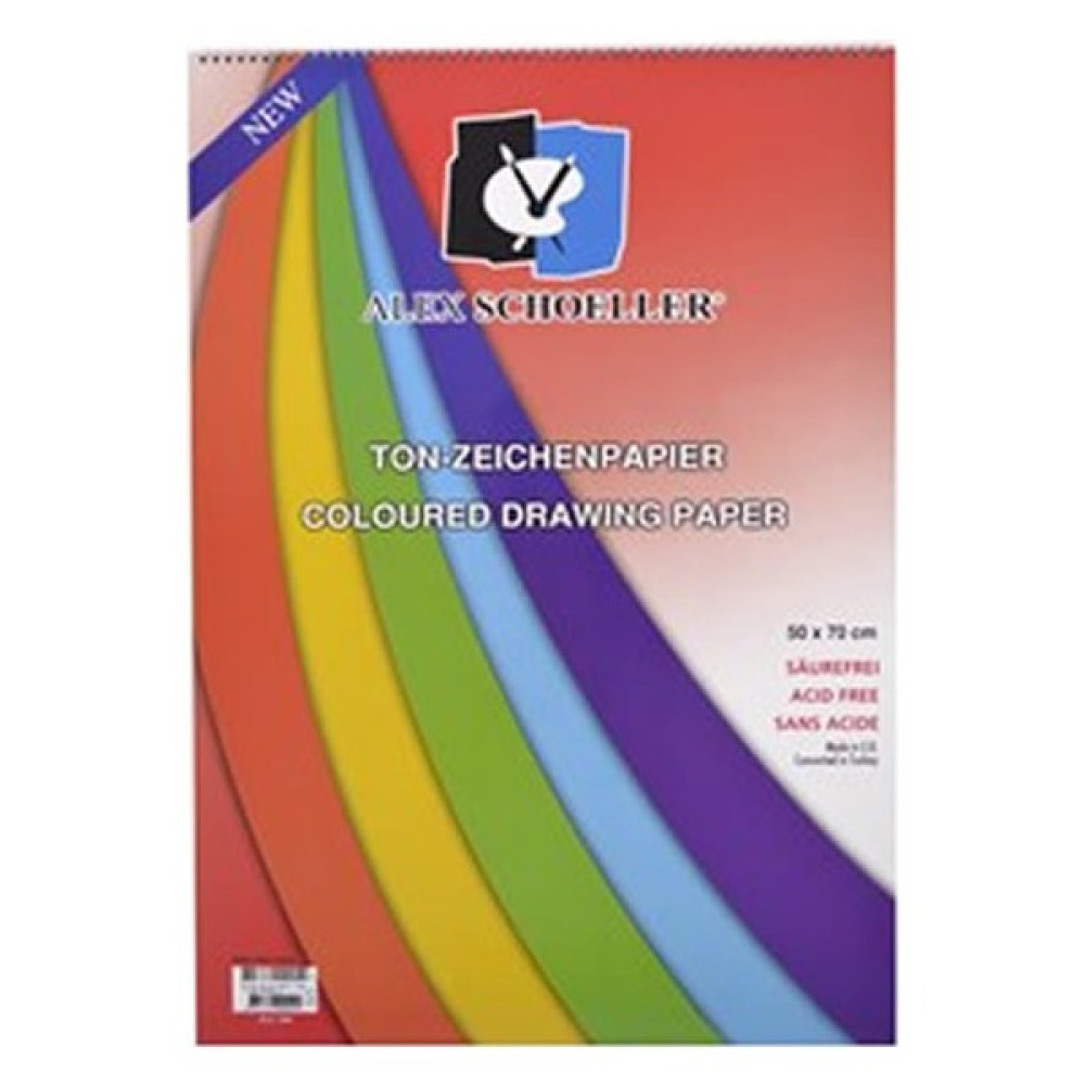 Alex Schoeller Karışık Renkli Fon Kartonu 120 gr 35 x 50 cm 10'lu Elişi Kağıdı Fiyatı