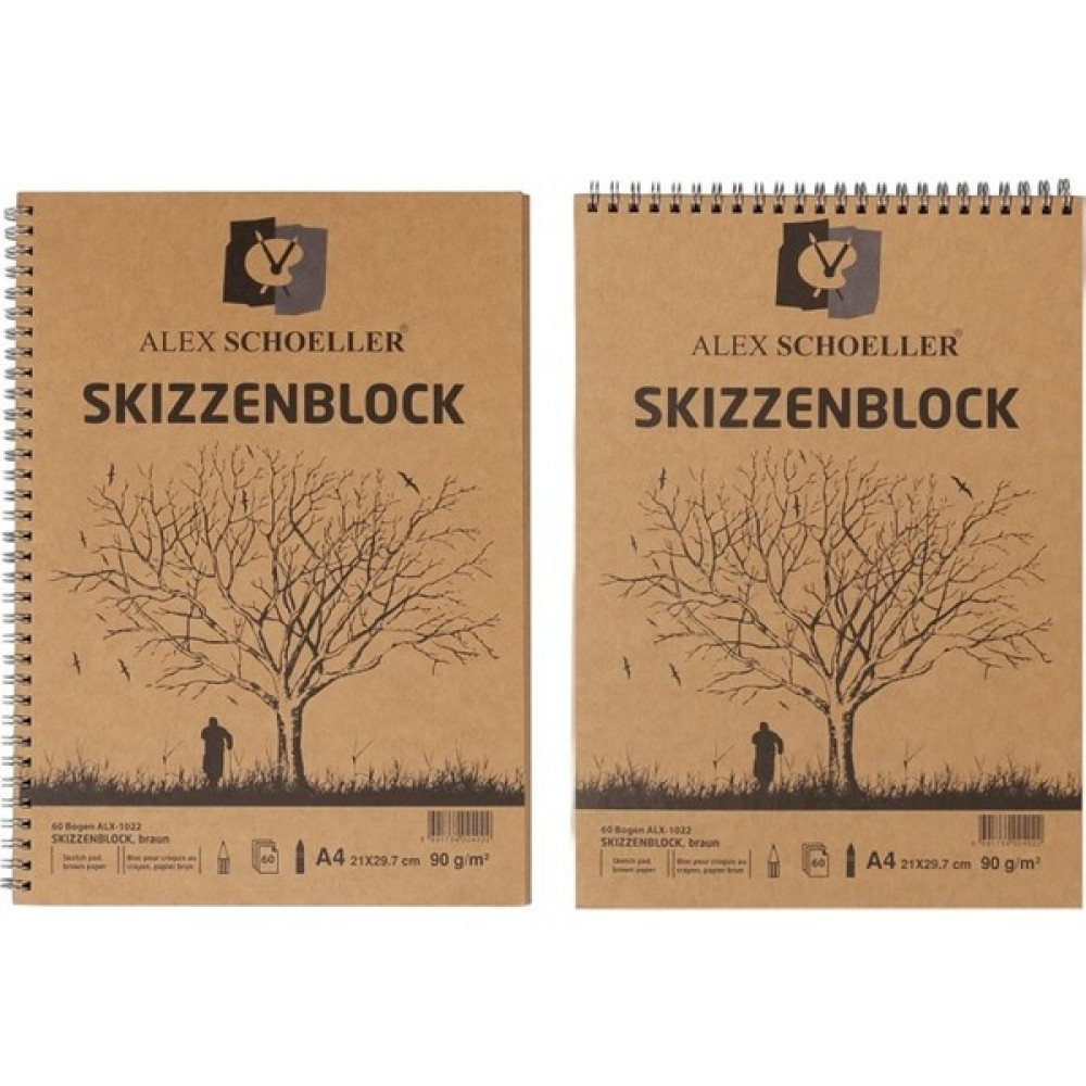 Alex Schoeller Kraft Spiralli Eskiz Blok 90gr A4 60 Yaprak Defter & Kağıt Ürünleri Fiyatı