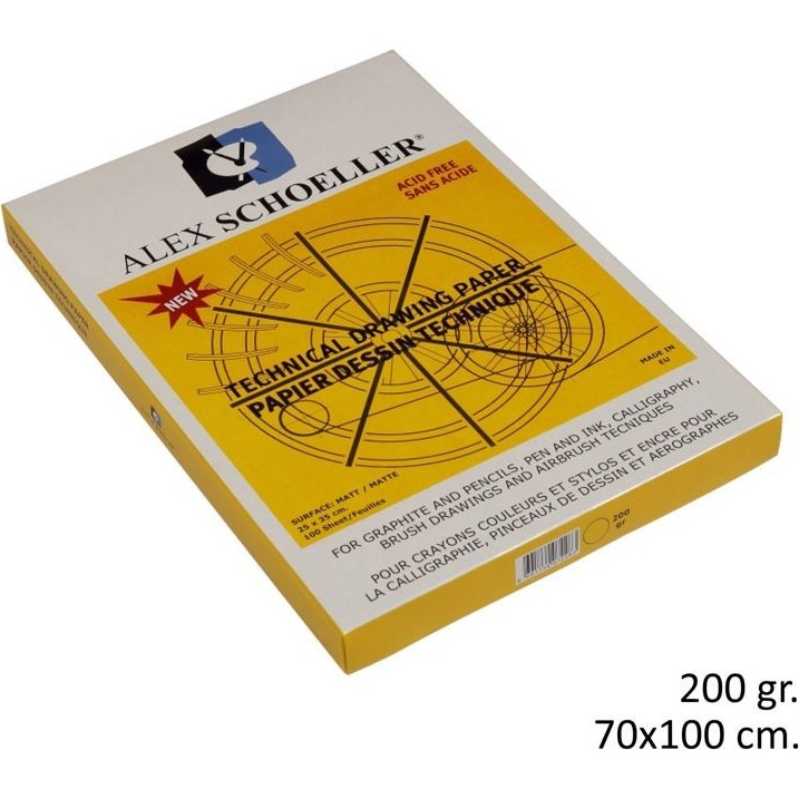 Alex Schoeller Teknik Resim Kağıdı 200 Gr. 70X100 Cm. 25'li Paket SSD / Solid State Drive Fiyatı