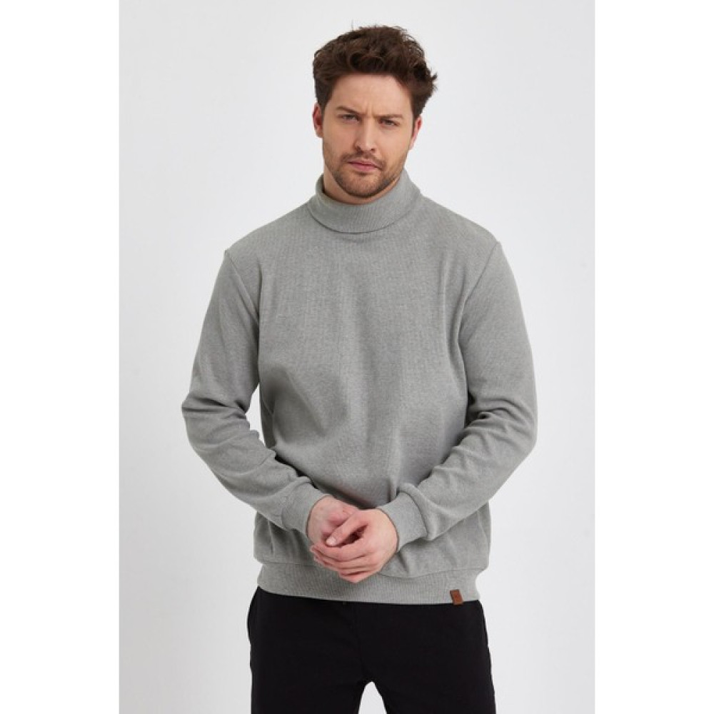 Alexandergardı Balıkçı Yaka Kaşkorse Sweatshirt (E22-76100) Erkek Sweatshirt Fiyatı