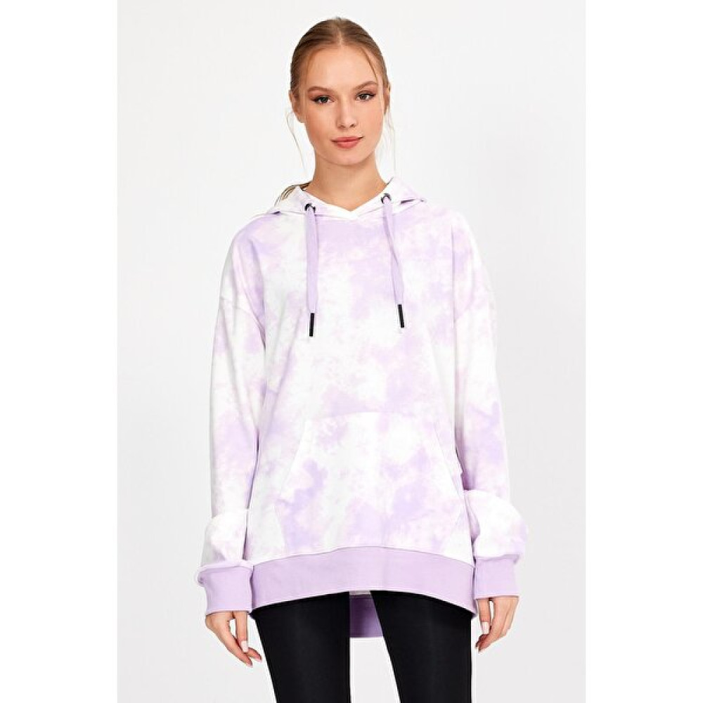 Alexandergardi Batik Kapüşonlu Oversize Sweatshirt UN-757A07 Bayan Sweatshirt Fiyatı