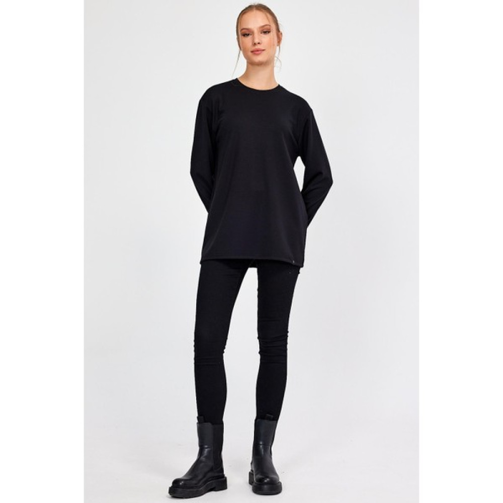 Alexandergardı Bisiklet Yaka Basic Oversize Sweatshirt (E23-00160 00) Bayan Sweatshirt Fiyatı