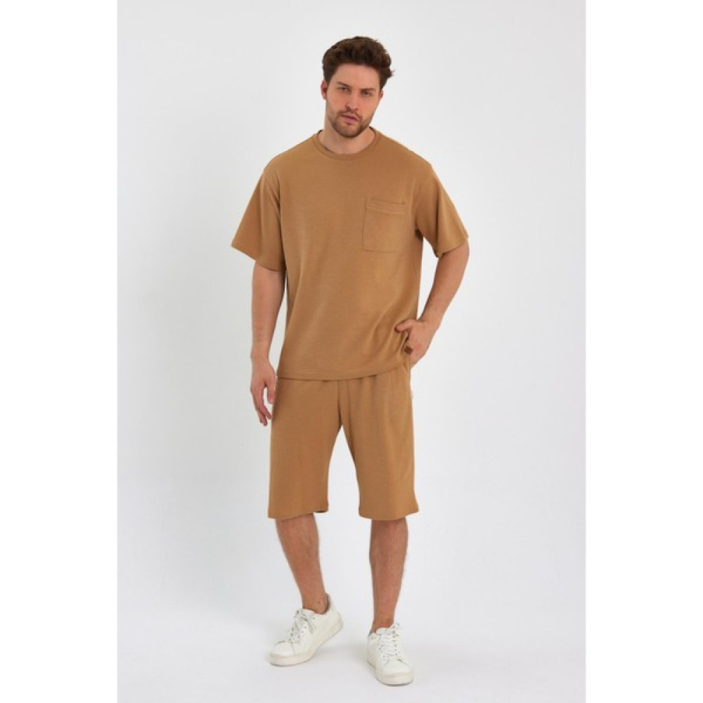 Alexandergardı Cep Detaylı Tişört-Şort Takım (E23-0064-0060) Erkek T-shirt Fiyatı