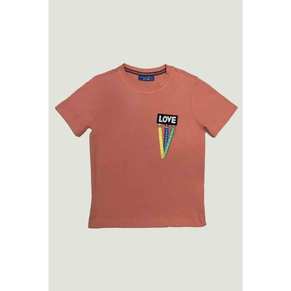 Alexandergardı Çocuk Bisiklet Yaka T-Shirt (C22-TS01) Erkek Çocuk T-shirt Fiyatı