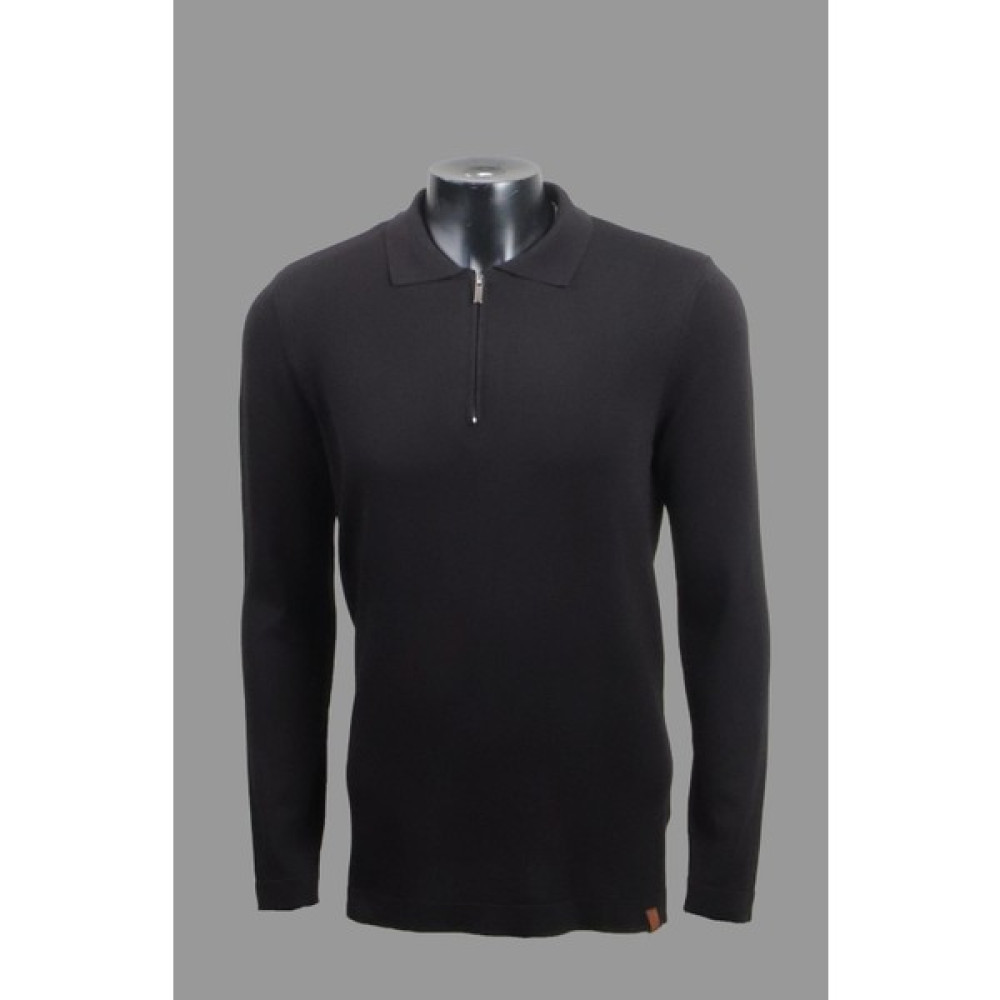Alexandergardı Fermuarlı Polo Yaka Kazak (E23-6702) Erkek Kazak & Süveter & Triko Fiyatı
