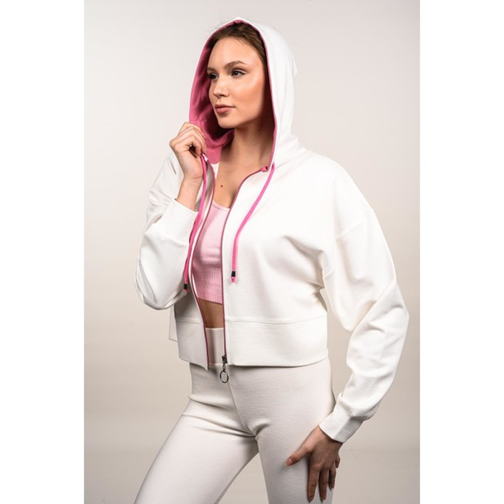 Alexandergardi Kapüşonlu Crop Hırka (B21-31300) Kadın Hırka Fiyatı