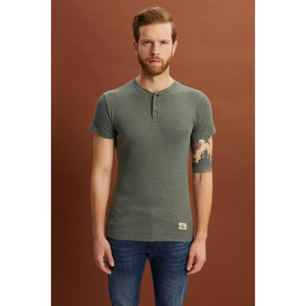 Alexandergardı Patlı Fitilli T-Shirt (B20-08119) Erkek T-shirt Fiyatı