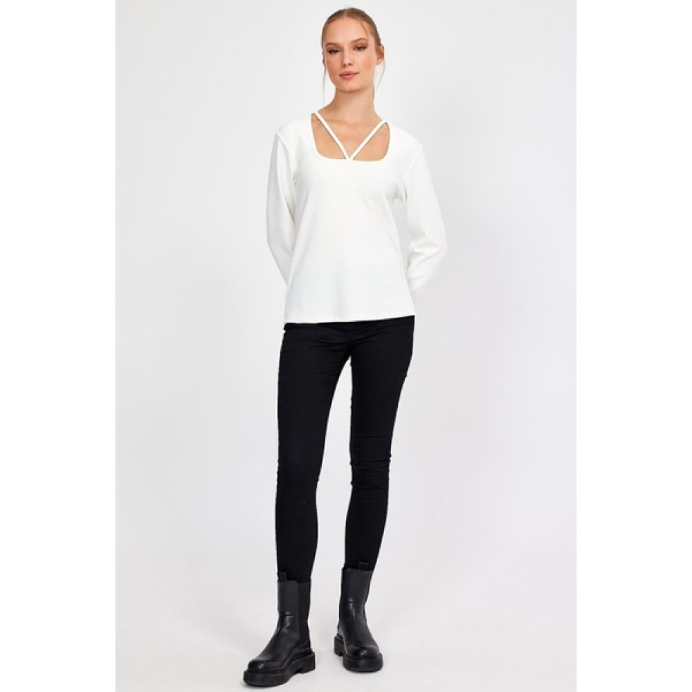 Alexandergardı Yaka Detaylı Bluz (B23-394A) Bluz Fiyatı