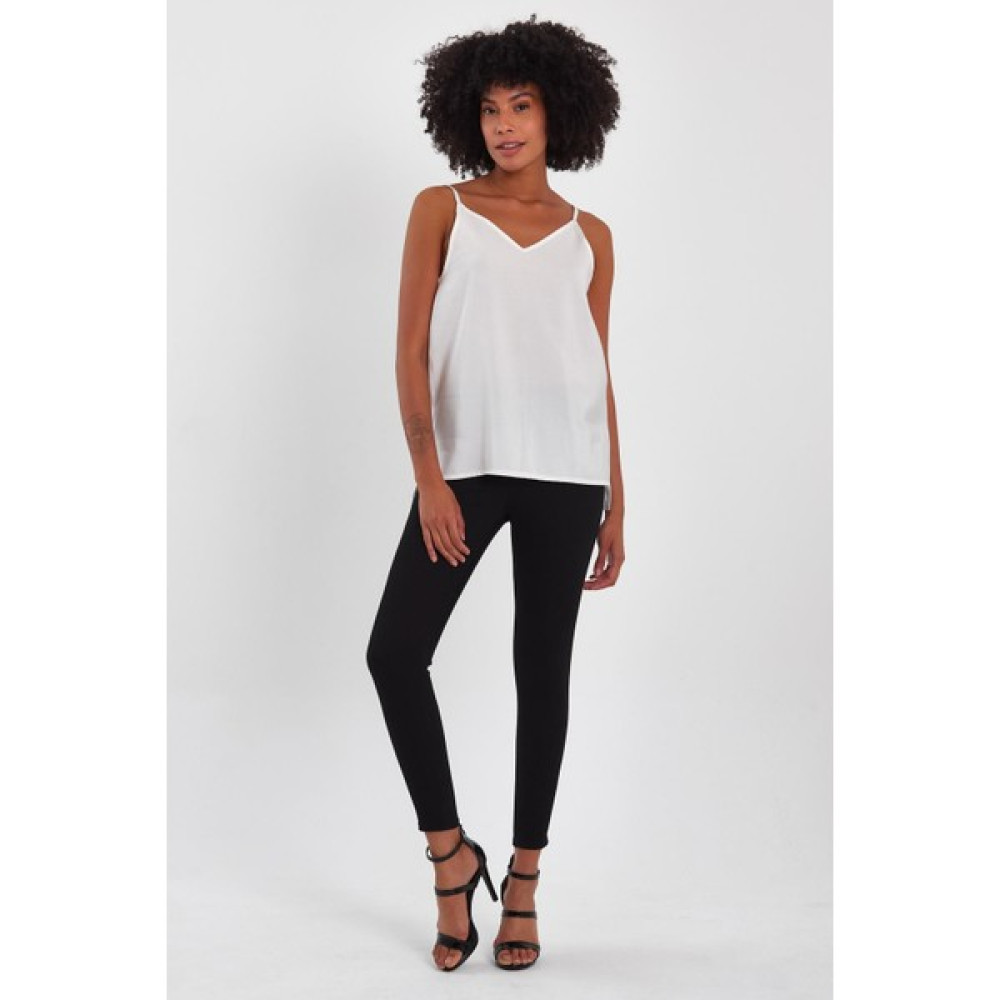 Alexandergardı Yırtmaç Detaylı Askılı Bluz (B23-00120) Bluz Fiyatı