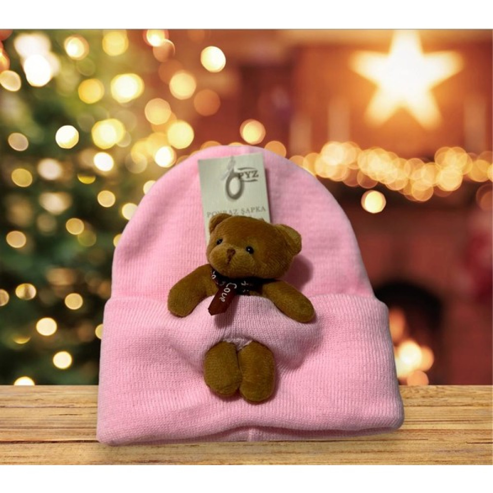 Aleyka Tedy Bear Peluş Ayıcıklı Bere Erkek Atkısı Fiyatı
