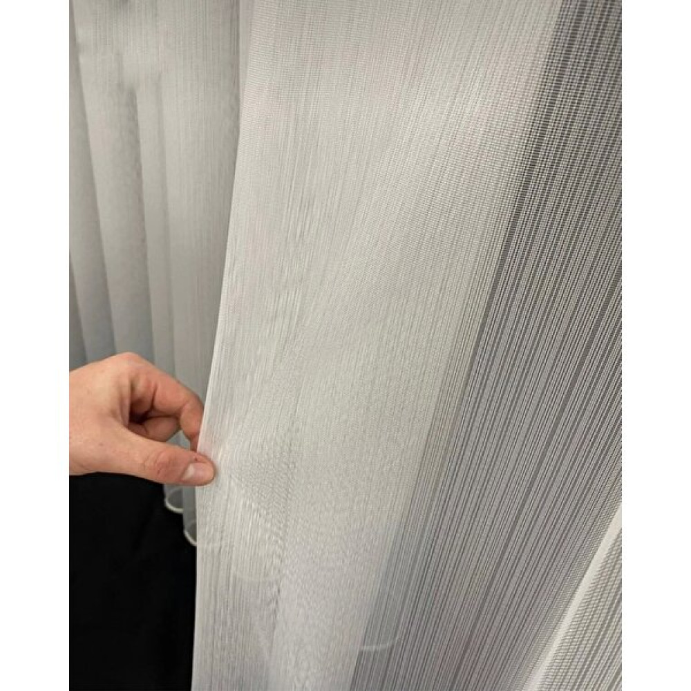 Aleyna Home Taç Mat Çelik Çizgili Tül Perde Kullanıma Hazır Normal Pile - Kırık Beyaz - 320 x 270 cm Tül Perde Fiyatı