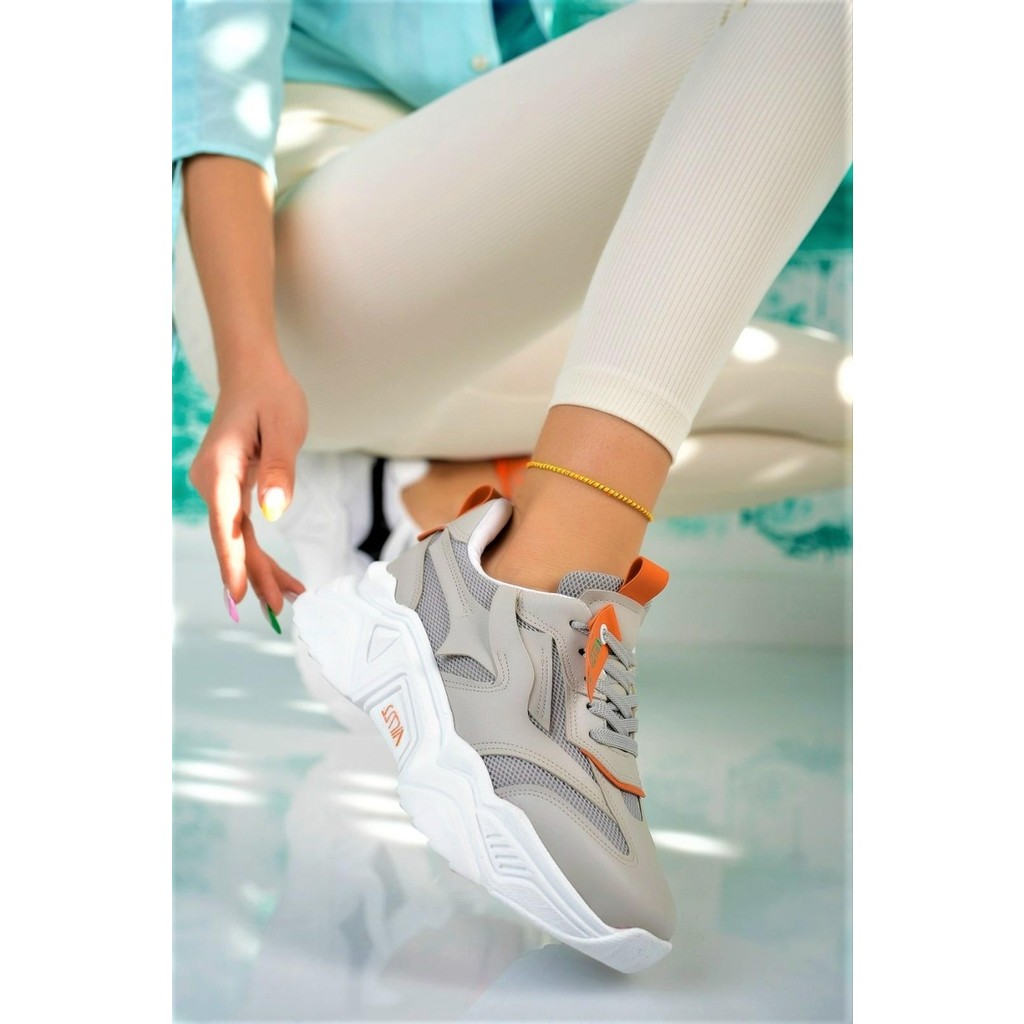 Aleza Shoes Mosina Bağcıklı Ultra Rahat Kadın Sneaker Ayakkabılar ve Çantalar Fiyatı