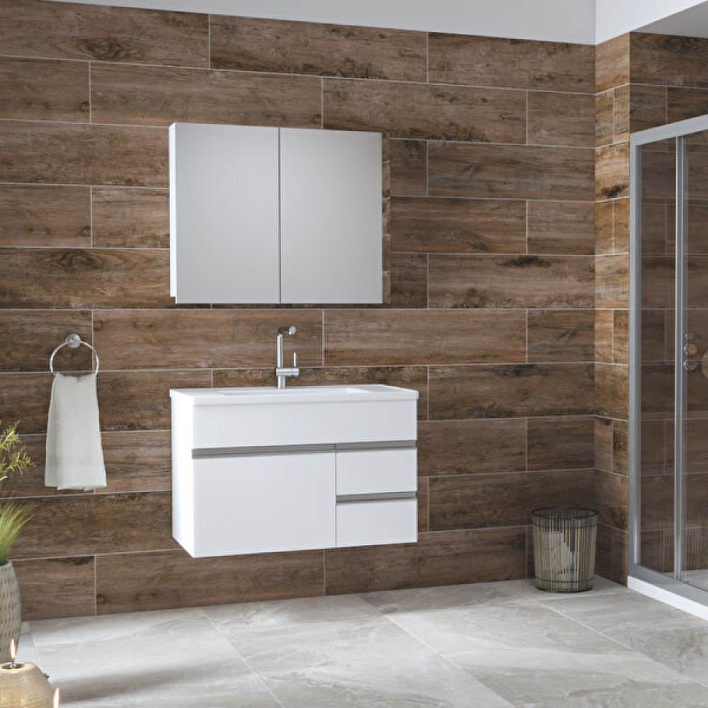 Alfa Banyo Esen Beyaz 80 cm lavabolu banyo dolabı Lüx Banyo Takımı Banyo Dolabı / Mobilyası Fiyatı