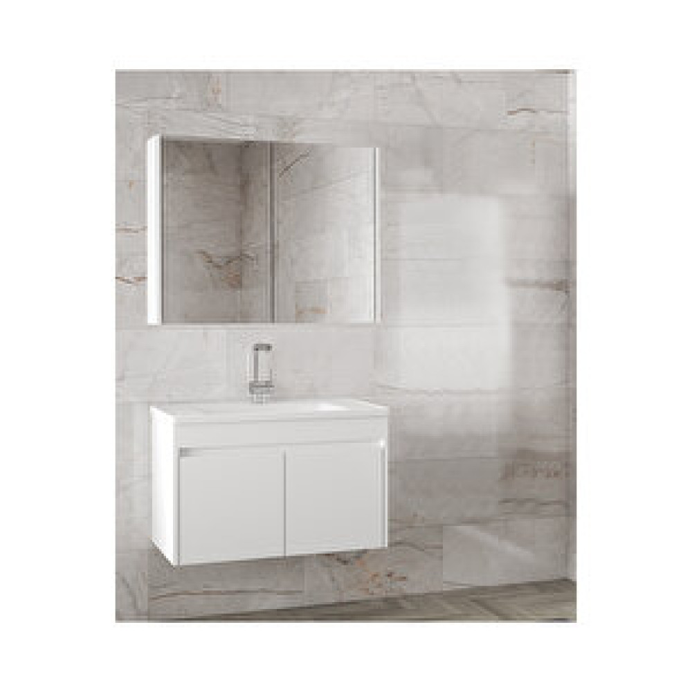 Alfa Banyo Estella Ea-Beyaz-65 Cm Mdf-Seramik Lavabolu Banyo Dolabı Takımı Banyo Dolabı / Mobilyası Fiyatı