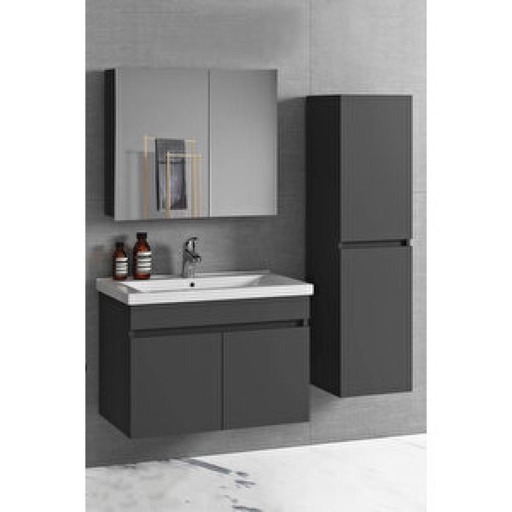 Alfa Banyo Viola-Antasit 65 cm + 35 Cm Mdf Boy Dolaplı Seramik Lavabolu Banyo Dolabı Takımı Banyo Dolabı / Mobilyası Fiyatı