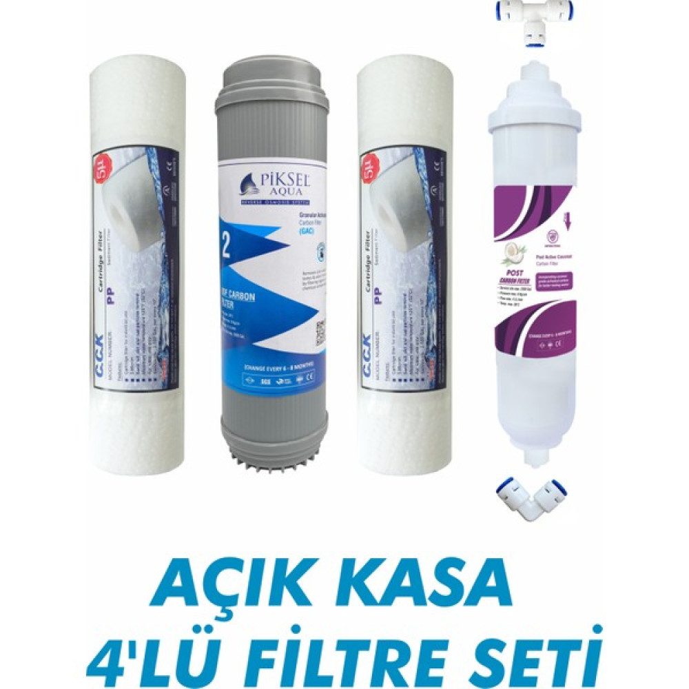 Alfa Dükkan Tüm Açık Kasa Su Arıtma Cihazları ile Uyumlu 4'lü Filtre Seti Bahçe Makinesi Aksesuar & Yedek Parça Fiyatı