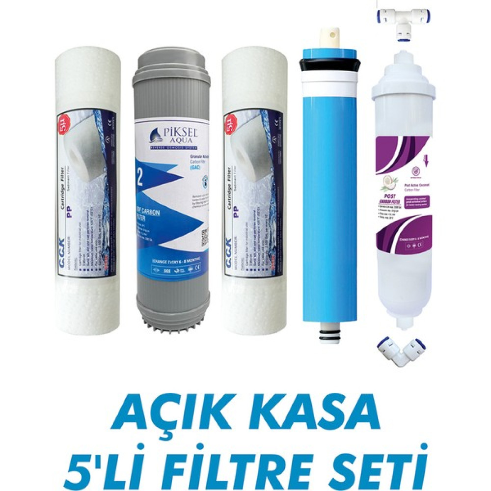 Alfa Dükkan Tüm Açık Kasa Su Arıtma Cihazları ile Uyumlu 5'li Filtre Seti Bahçe Makinesi Aksesuar & Yedek Parça Fiyatı