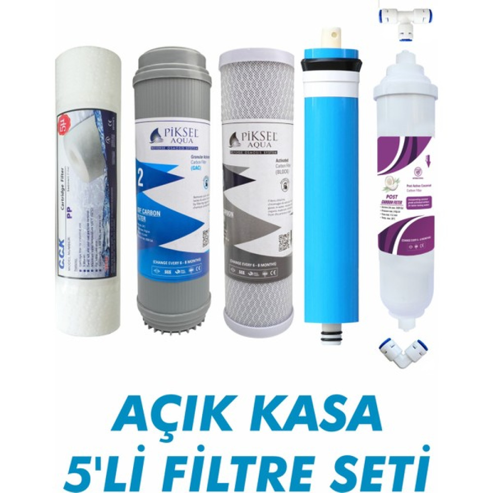 Alfa Dükkan Tüm Açık Kasa Su Arıtma Cihazları ile Uyumlu Çift Karbonlu 5'li Filtre Seti Bahçe Makinesi Aksesuar & Yedek Parça Fiyatı