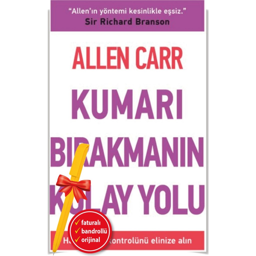 Alfa Kalem+Kumarı Bırakmanın Kolay Yolu (Allen Carr) Yeni-Butik Yayınları Kitap Kalem & Yazı Gereçleri Fiyatı