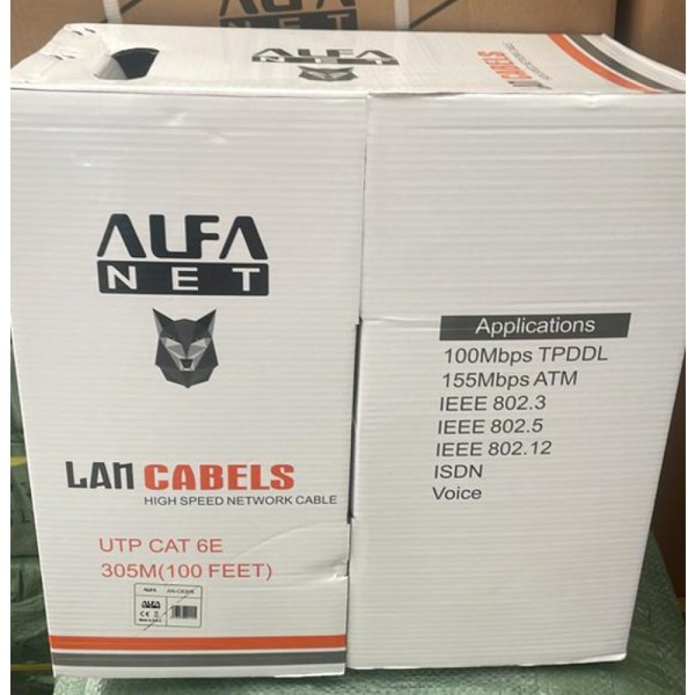 Alfa Net Alfanet 305 Metre Cat-6 Internet Kablosu - 305 m Oto Boyaları Fiyatı