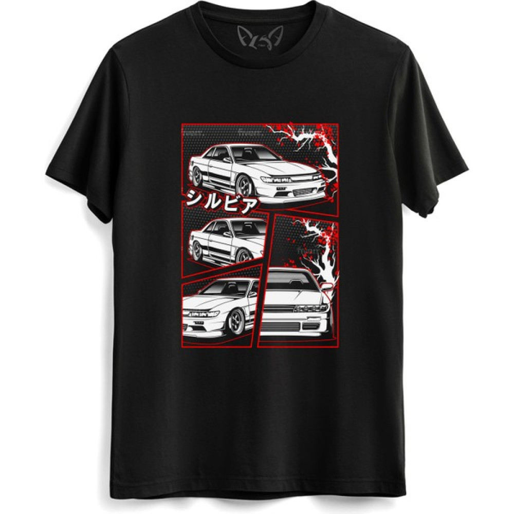 Alfa Tshirt Araba Tasarımlı Baskılı Çocuk Siyah Tshirt Erkek Çocuk T-shirt Fiyatı
