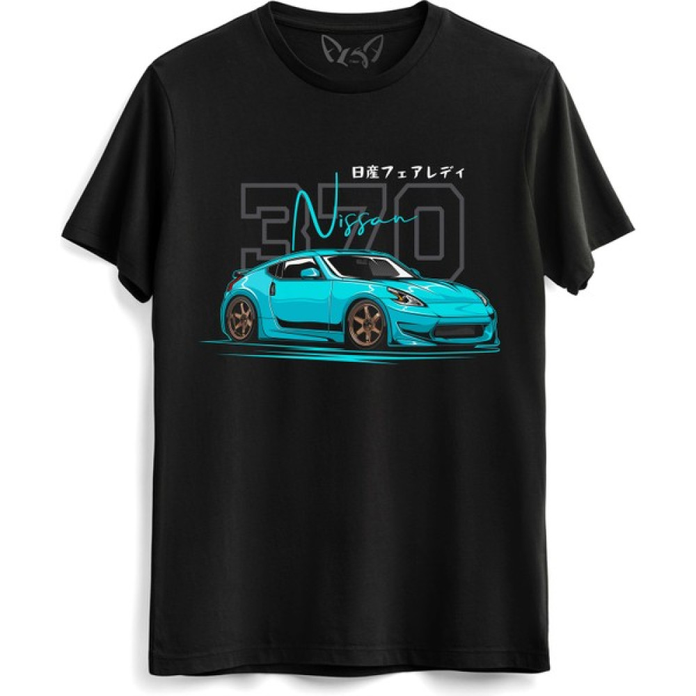 Alfa Tshirt Nissan 370 Dijital Baskılı Baskılı Çocuk Siyah Tshirt Erkek Çocuk T-shirt Fiyatı
