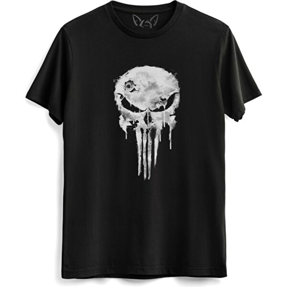 Alfa Tshirt Punisher Dijital Baskılı Siyah Tshirt Erkek Sweatshirt Fiyatı