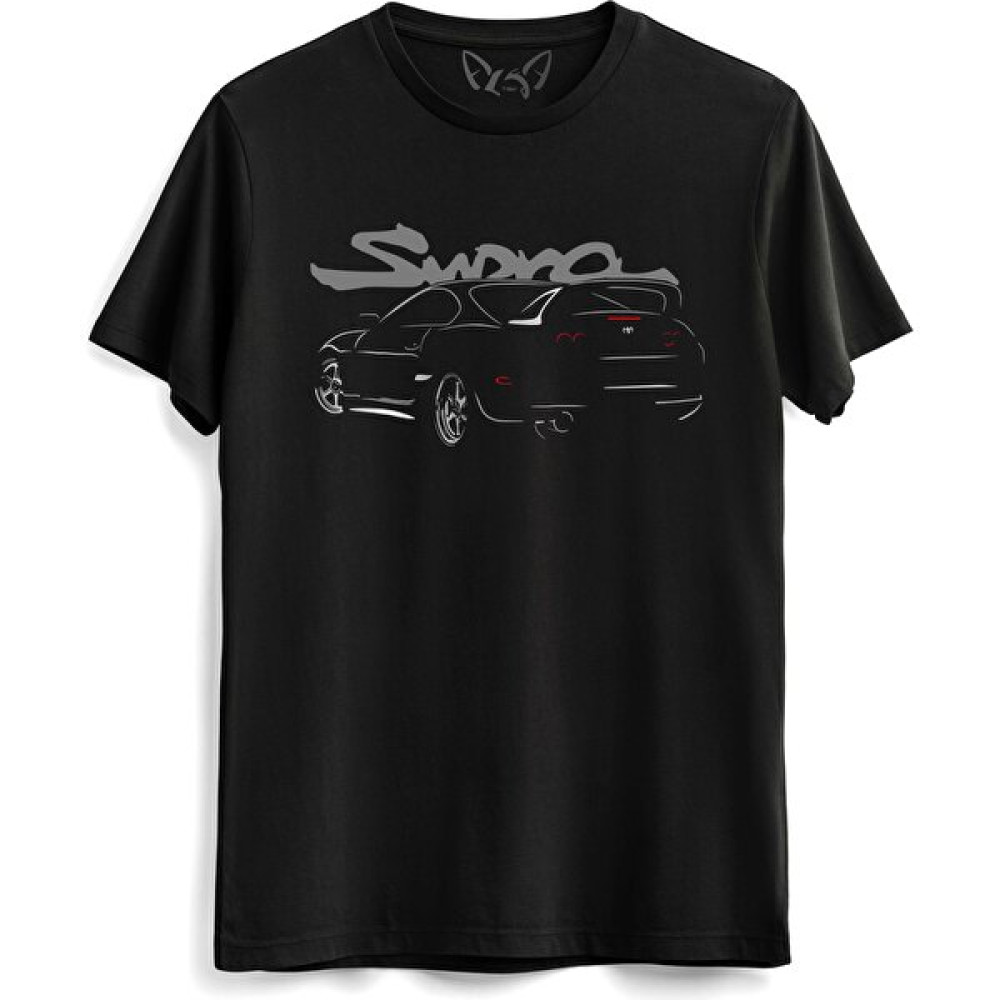 Alfa Tshirt Supra Resimli Dijital Baskılı Çocuk Siyah Tshirt Erkek Çocuk T-shirt Fiyatı
