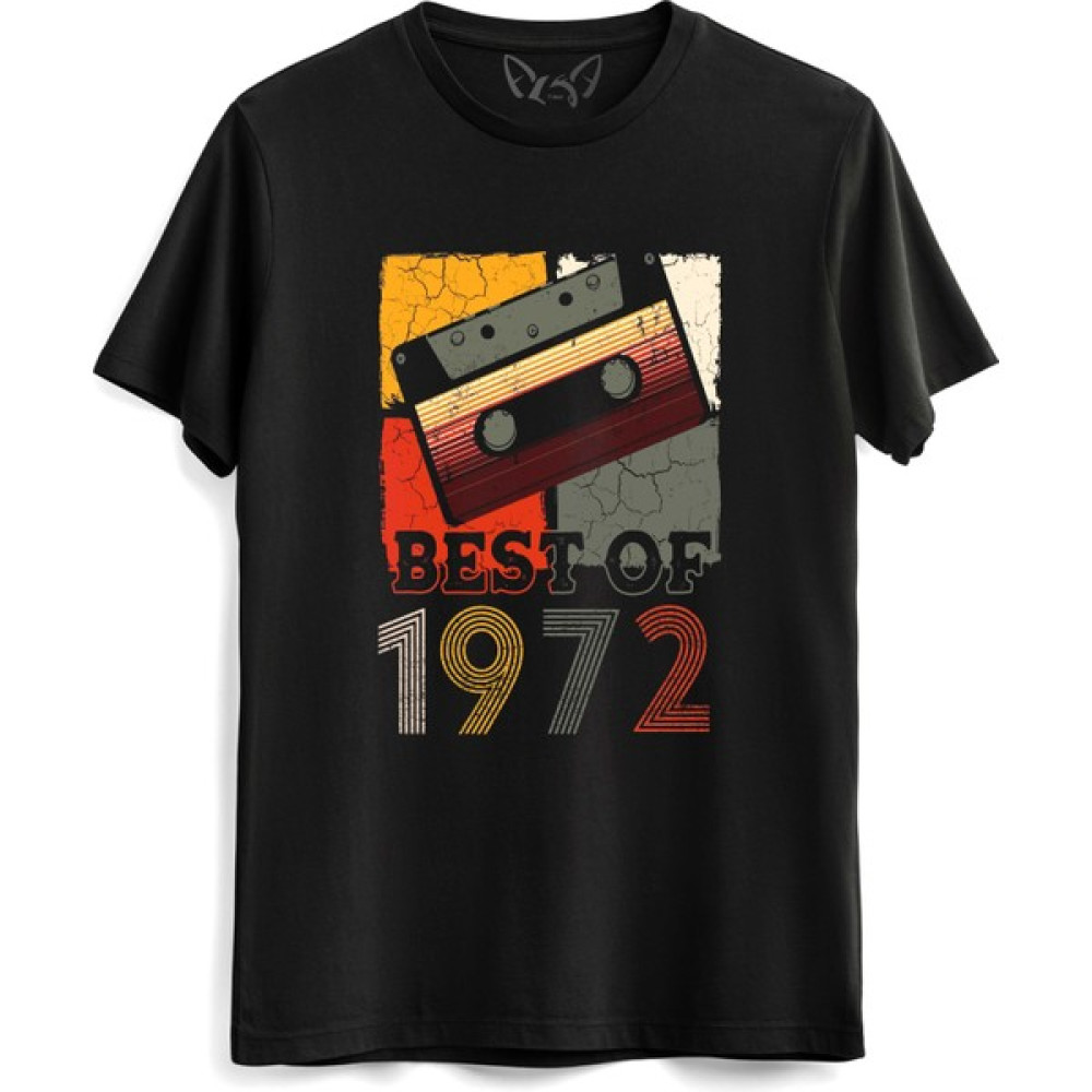 Alfa Tshirt Vintage 1972 Best Of Siyah Tshirt Erkek T-shirt Fiyatı