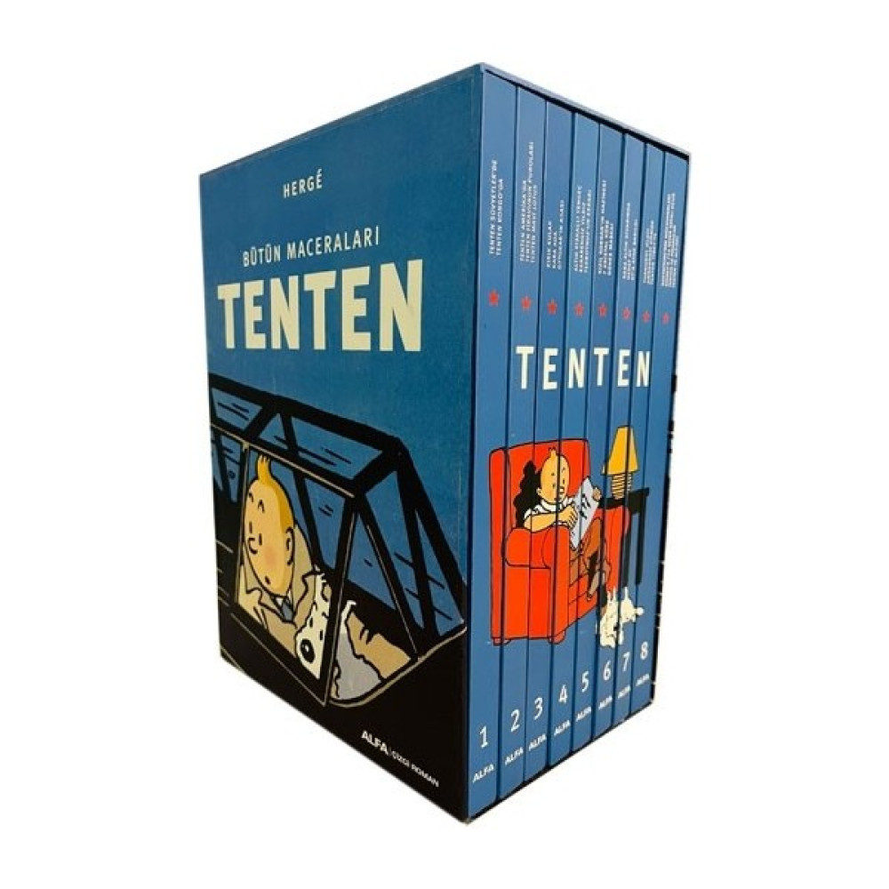Alfa Yayınları Tenten Kutulu Set (Ciltli) - Herge Çizgi Roman Fiyatı