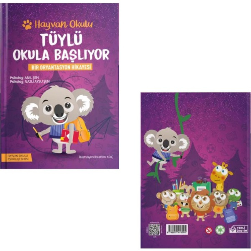 Alfa Zeka Tüylü Okula Başlıyor, Okula Başlıyor, Aydın Psikoloji Yayınları Hayvan Okulu Serisi Kişisel Gelişim ve Psikoloji Fiyatı