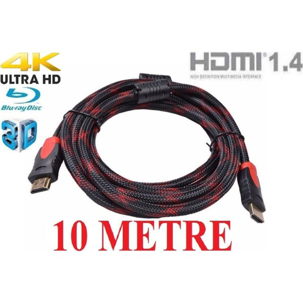 Alfais 4241 HDMI Kablosu 1.4b 3D 10 MetreHDMI Kablosu - 10 m HDMI Kablo Fiyatı
