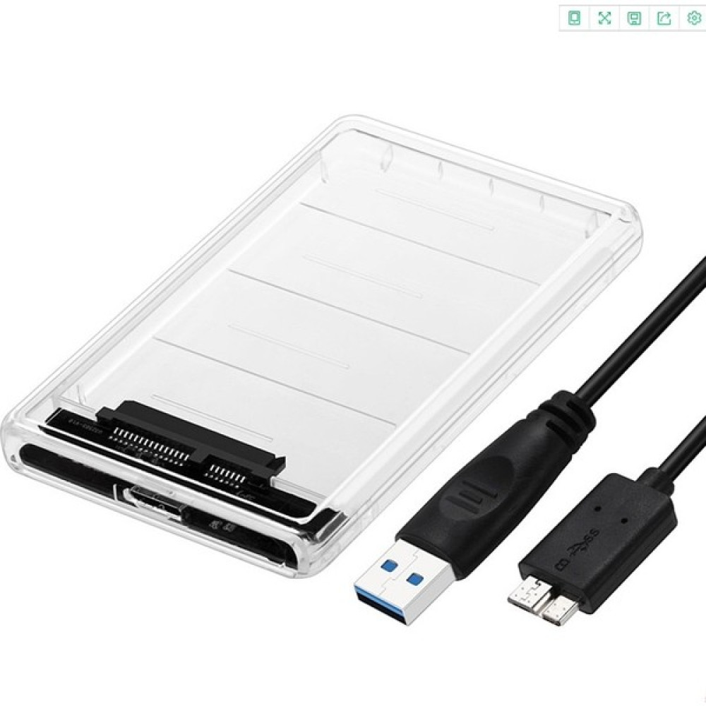 Alfais 4266 2.5" USB 3.0 Harici SSD Harddisk Şeffaf Taşınabilir HDD Kutusu HDD Kutuları Fiyatı