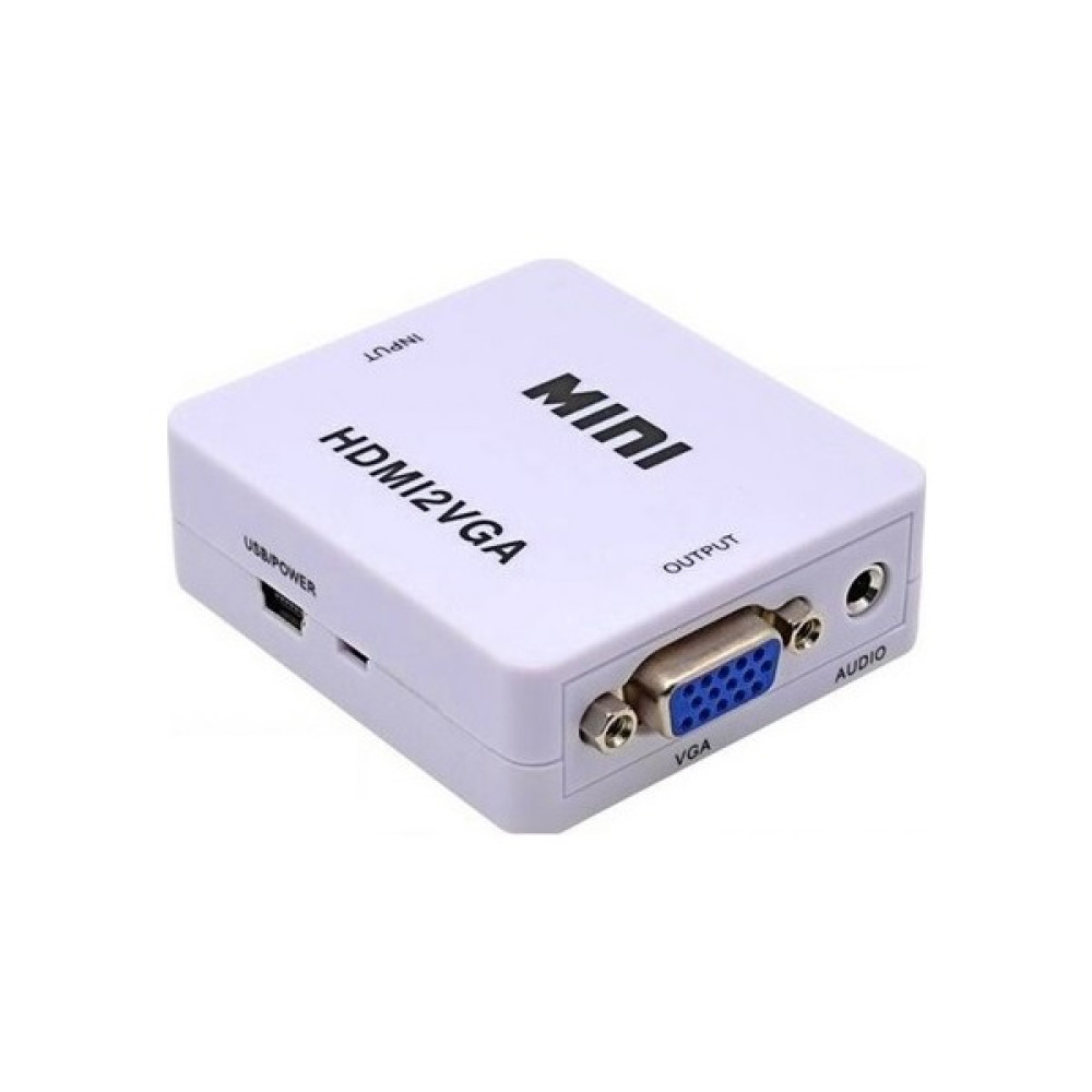 Alfais 4314 HDMI To VGA Çevirici Adaptör Monitör Tv Dönüştürücü - Beyaz Bilgisayar Çevirici ve Adaptörü Fiyatı