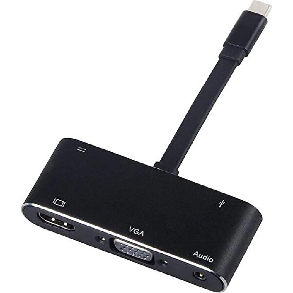 Alfais 4348 USB 3.1 Type C To HDMI VGA 3.5mm USB 3.0 Çevirici Dönüştürücü Adaptör Bilgisayar Çevirici ve Adaptörü Fiyatı