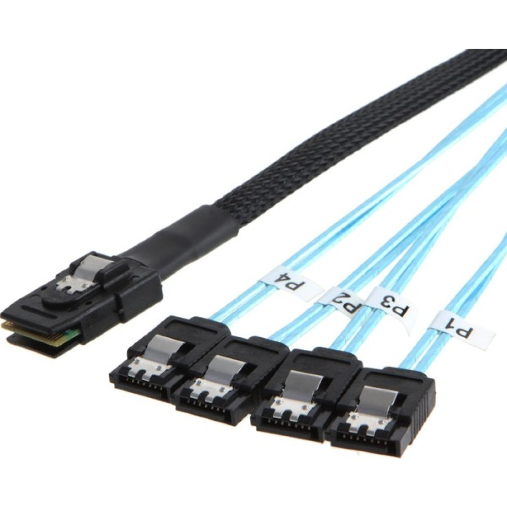 Alfais 4352 Mini Sas SFF-8087 36 Pin To 4 Port Sata 7p Çevirici Çoklayıcı Kablo Oto Boyaları Fiyatı