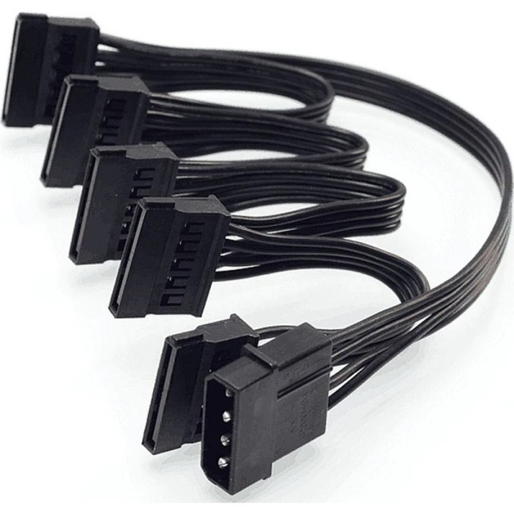 Alfais 4355 Molex IDE 4 Pin To 5 Port Sata Power HDD Güç Çoklayıcı Kablosu 60 cm Oto Boyaları Fiyatı