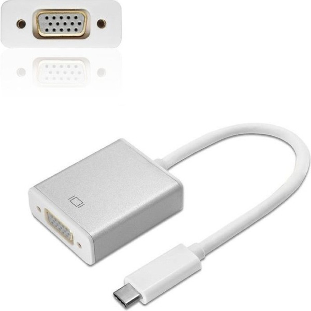 Alfais 4694 USB 3.1 Type C to VGA Adaptör Çevirici 15 Pin Görüntü Kablosu Fiyatı