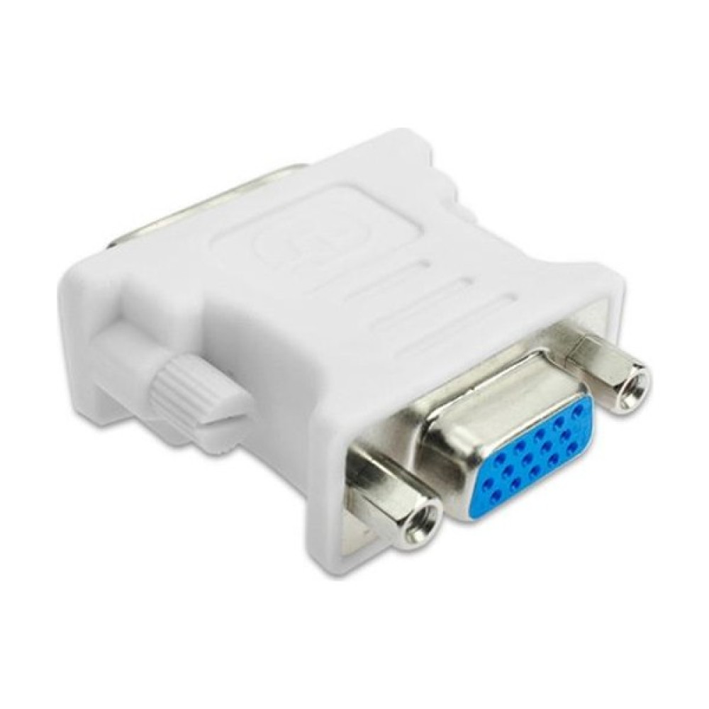 Alfais 4701 DVI 24+5 To VGA Dönüştürücü Adaptör Monitör Kablo Ucu Çevirici - Beyaz Bilgisayar Çevirici ve Adaptörü Fiyatı