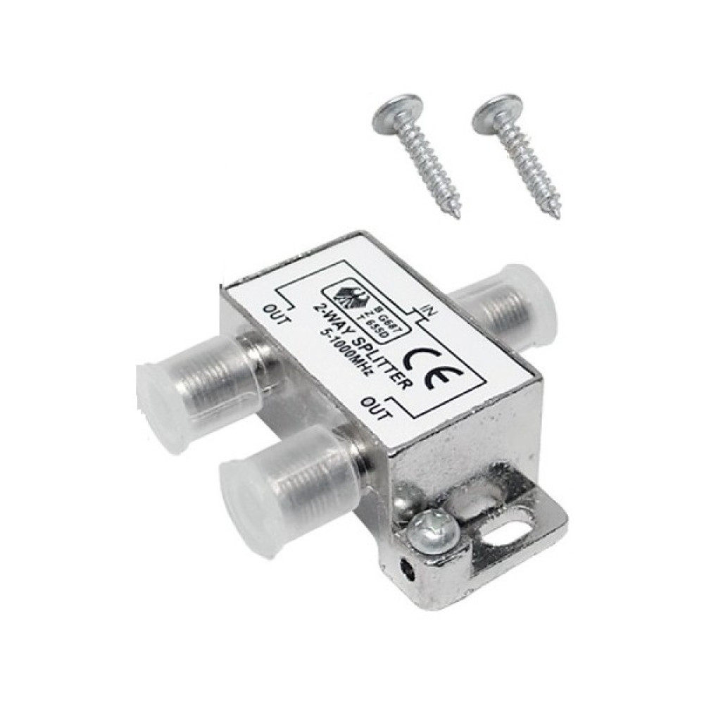 Alfais 4818 2 li Uydu Çanak Splitter Kablo TV Rg6 Anten Çoklayıcı Dağıtıcı Çanaklar Fiyatı