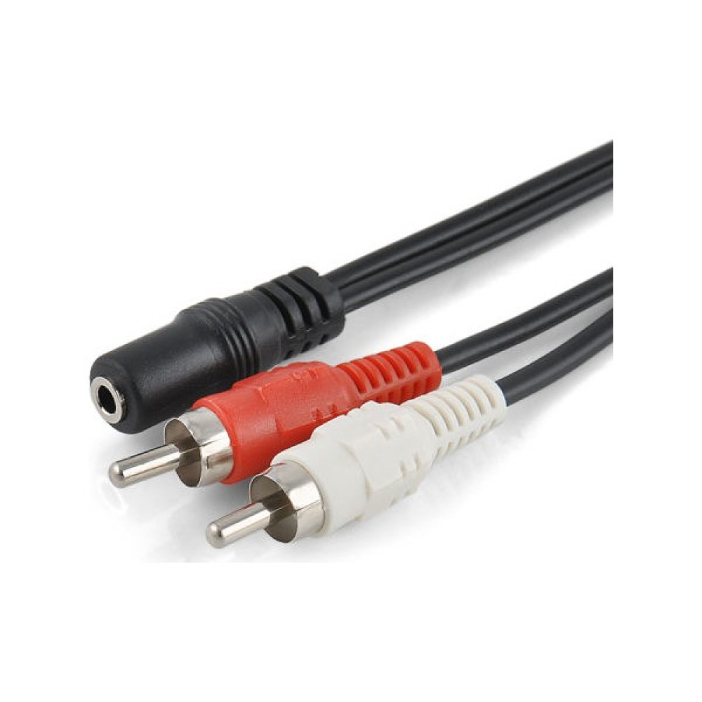Alfais 4823 3.5mm Stereo To 2rca Tos Çevirici Dönüştürücü Adaptör Kablosu - 40CM Ses Kablosu Fiyatı