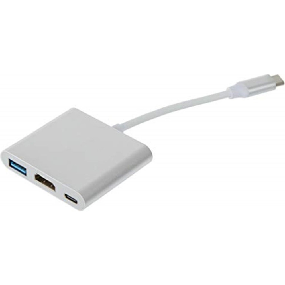Alfais 4962 USB 3.1 Type C To HDMI USB 3.0 Dönüştürücü Adaptör Kablosu (Laptop Için) - Siyah Monitör Aksesuarları Fiyatı