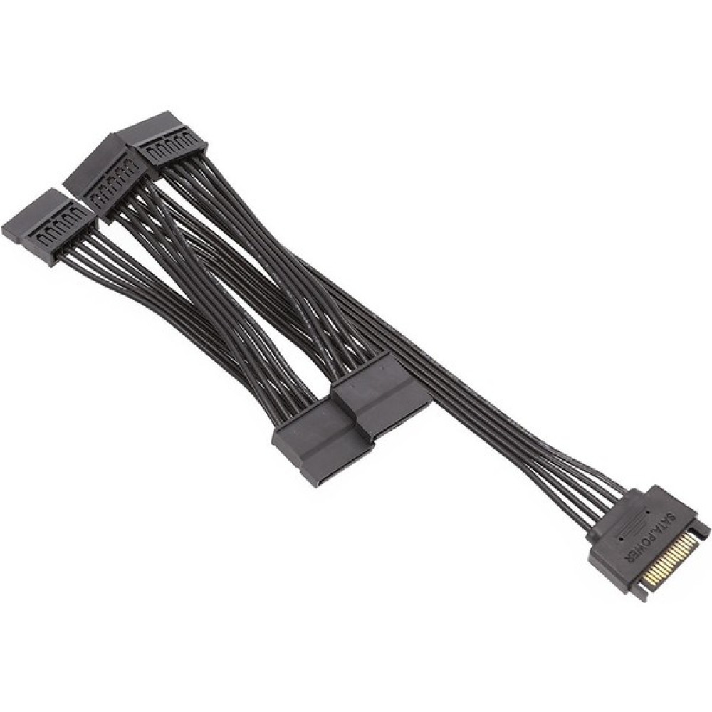 Alfais 4977 Molex Sata To 5x Power 15 Pin Hard Disk HDD Güç Çoklayıcı Kablosu Disk Kablosu Fiyatı