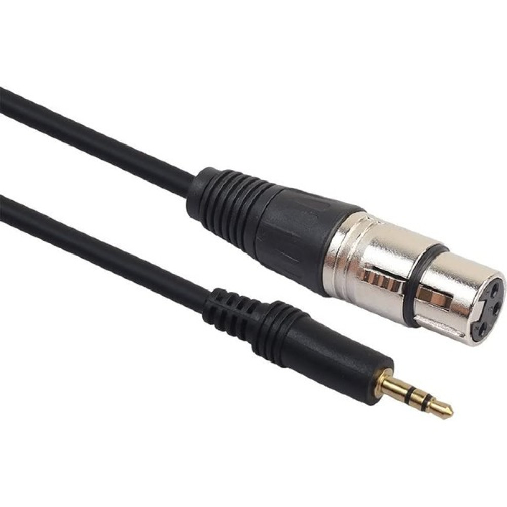 Alfais 5032 Xlr Mikrofon 3.5mm Çevirici Adaptör Dönüştürücü 3 Pin Dişi Ses Kablosu, Siyah Oto Boyaları Fiyatı